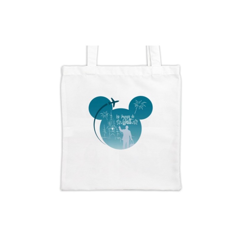 Tote Bag - Les Voyages de Walt (logo bleu)