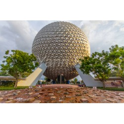 Spaceship Earth sunset -...